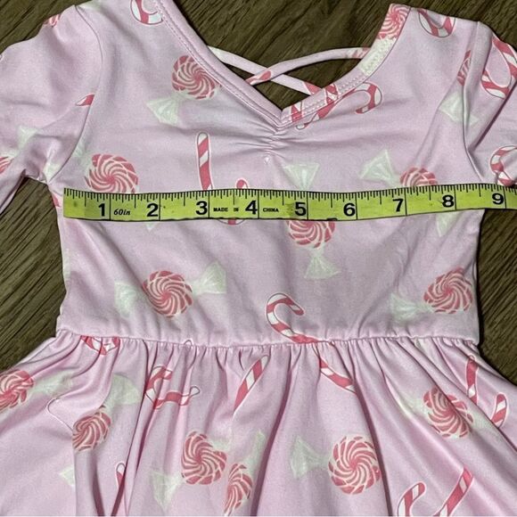 Dot Dot Smile 3 Ballerina Style Holiday Twirl Dresses Pink Size 12-24 Months - Picture 6 of 9